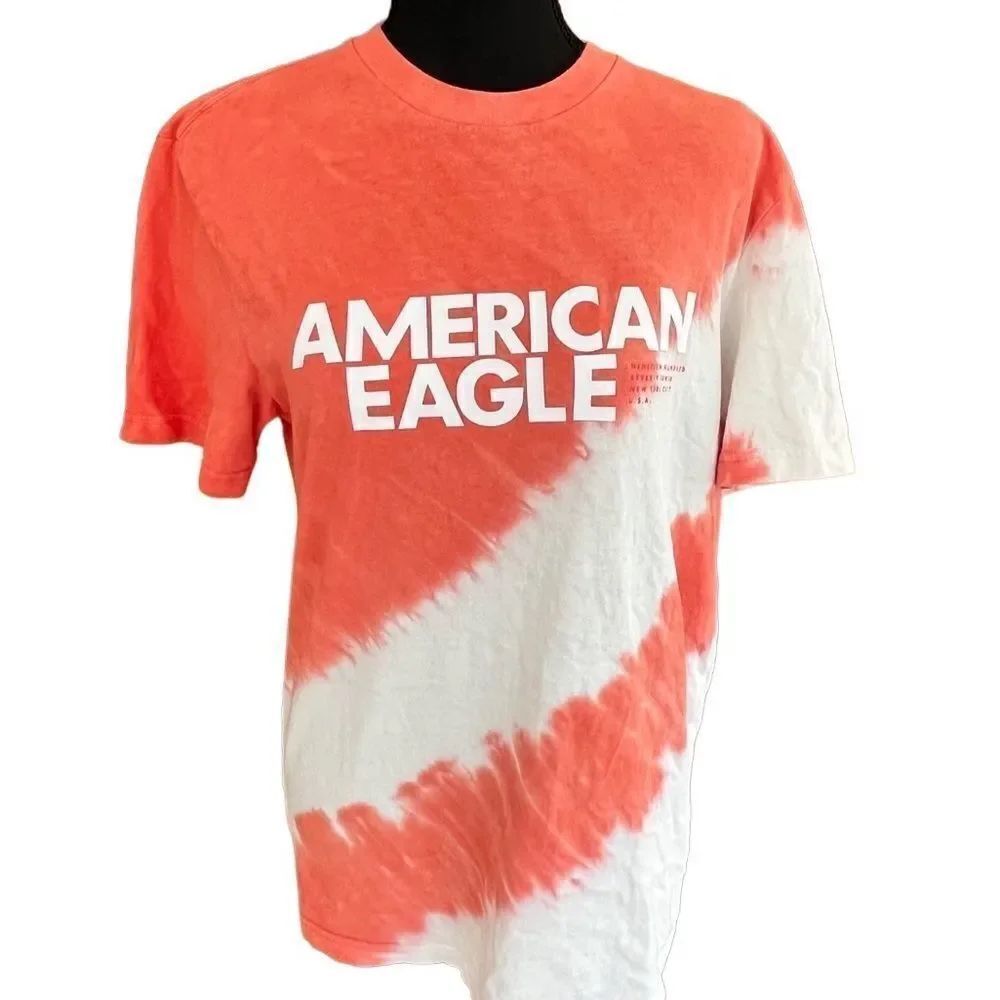 American Eagle Outfitters Vintage Wash Tie-Dye
Graphic T-Shirt, size XS